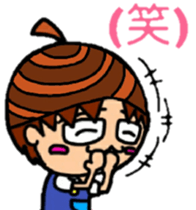 Acorn boy "Dan". sticker #11066774