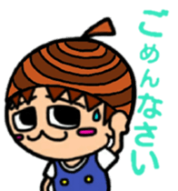 Acorn boy "Dan". sticker #11066779