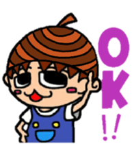 Acorn boy "Dan". sticker #11066782