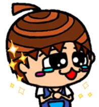 Acorn boy "Dan". sticker #11066783