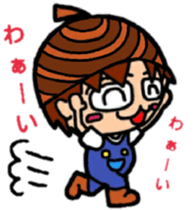 Acorn boy "Dan". sticker #11066798