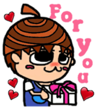 Acorn boy "Dan". sticker #11066801