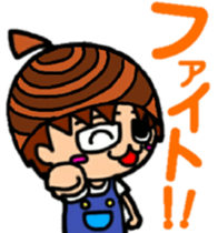 Acorn boy "Dan". sticker #11066802