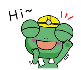 Site frog staff person show sticker #11067056