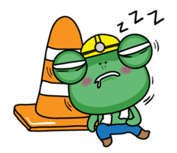 Site frog staff person show sticker #11067072