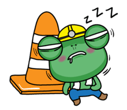 Site frog staff person show sticker #11067072