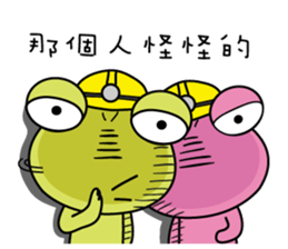 Site frog staff person show sticker #11067077