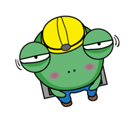 Site frog staff person show sticker #11067086