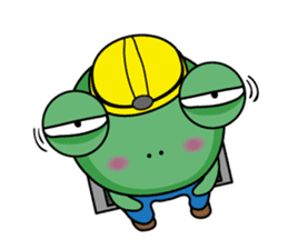 Site frog staff person show sticker #11067086