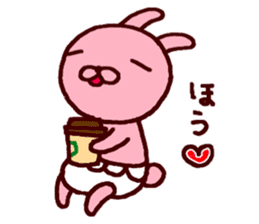 Pants rabbit_ sticker #11067649