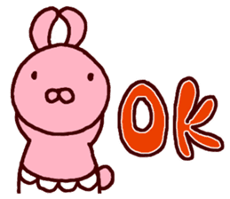 Pants rabbit_ sticker #11067652