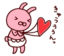 Pants rabbit_ sticker #11067656