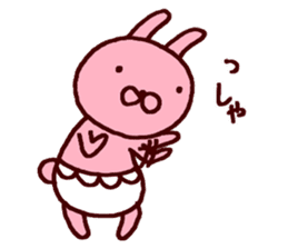 Pants rabbit_ sticker #11067661