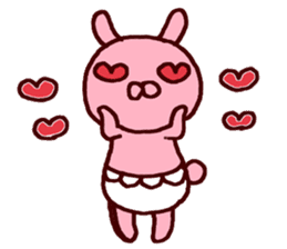 Pants rabbit_ sticker #11067673