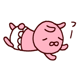 Pants rabbit_ sticker #11067677