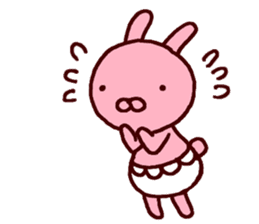 Pants rabbit_ sticker #11067678
