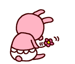 Pants rabbit_ sticker #11067685