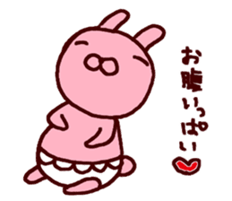 Pants rabbit_ sticker #11067686