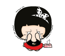 The daily life of Aromi. sticker #11067730