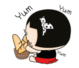 The daily life of Aromi. sticker #11067743