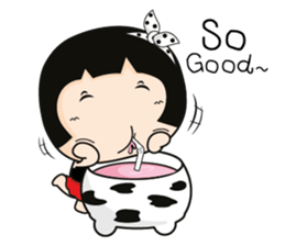 The daily life of Aromi. sticker #11067744