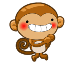 Monkey grumble sticker #11067808