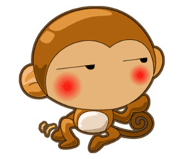 Monkey grumble sticker #11067821