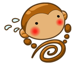 Monkey grumble sticker #11067824