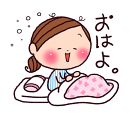 easy-going woman's sticker sticker #11068066