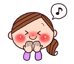 easy-going woman's sticker sticker #11068072