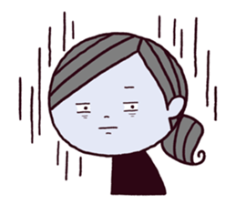 easy-going woman's sticker sticker #11068076