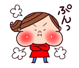 easy-going woman's sticker sticker #11068084