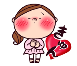 easy-going woman's sticker sticker #11068086