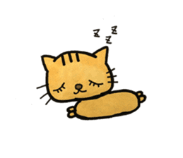 Conversation of a good friend cat sticker #11068526