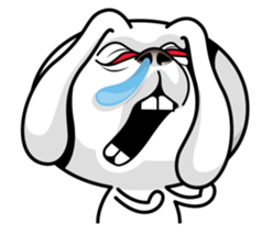 Rabbit MAX of the strange face sticker #11068530