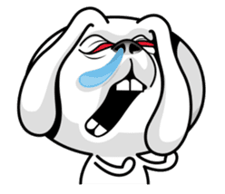 Rabbit MAX of the strange face sticker #11068530