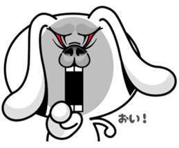Rabbit MAX of the strange face sticker #11068533
