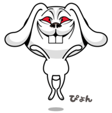 Rabbit MAX of the strange face sticker #11068536