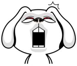 Rabbit MAX of the strange face sticker #11068537