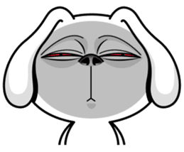 Rabbit MAX of the strange face sticker #11068539