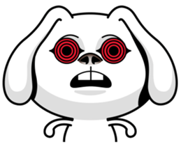 Rabbit MAX of the strange face sticker #11068543