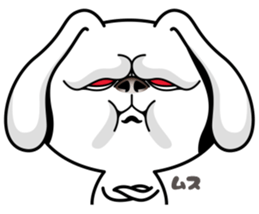 Rabbit MAX of the strange face sticker #11068554