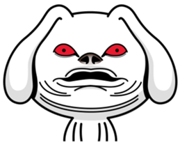 Rabbit MAX of the strange face sticker #11068558