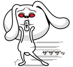 Rabbit MAX of the strange face sticker #11068561