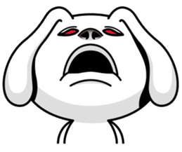 Rabbit MAX of the strange face sticker #11068562