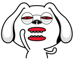 Rabbit MAX of the strange face sticker #11068563