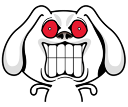 Rabbit MAX of the strange face sticker #11068564