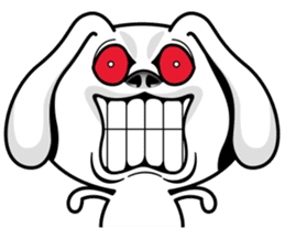 Rabbit MAX of the strange face sticker #11068564