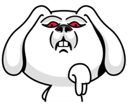 Rabbit MAX of the strange face sticker #11068565