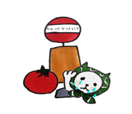 Thieving cat of puns sticker sticker #11069369